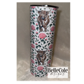 HIGHLAND COW/ROSE TUMBLER